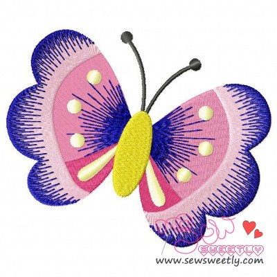 Butterfly-2 Embroidery Design