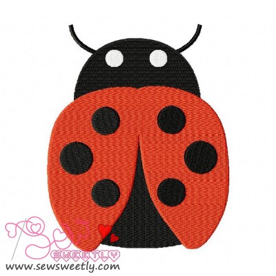 Lady Bug Embroidery Design