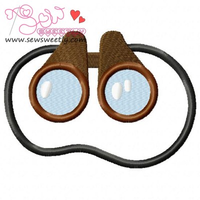 Binocular-1 Embroidery Design