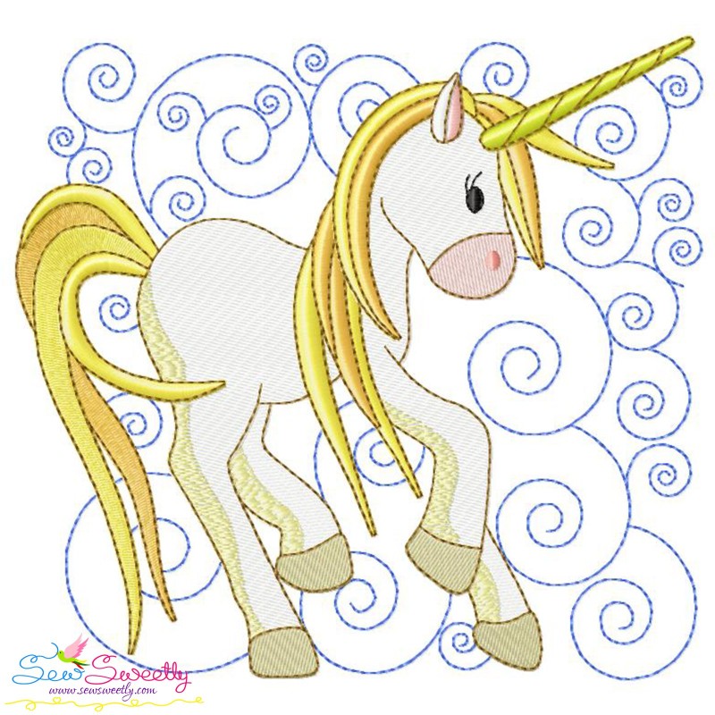 Download Golden Unicorn Blocks Machine Embroidery Design Bundle ...