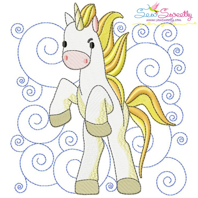 Download Golden Unicorn Blocks Machine Embroidery Design Bundle ...