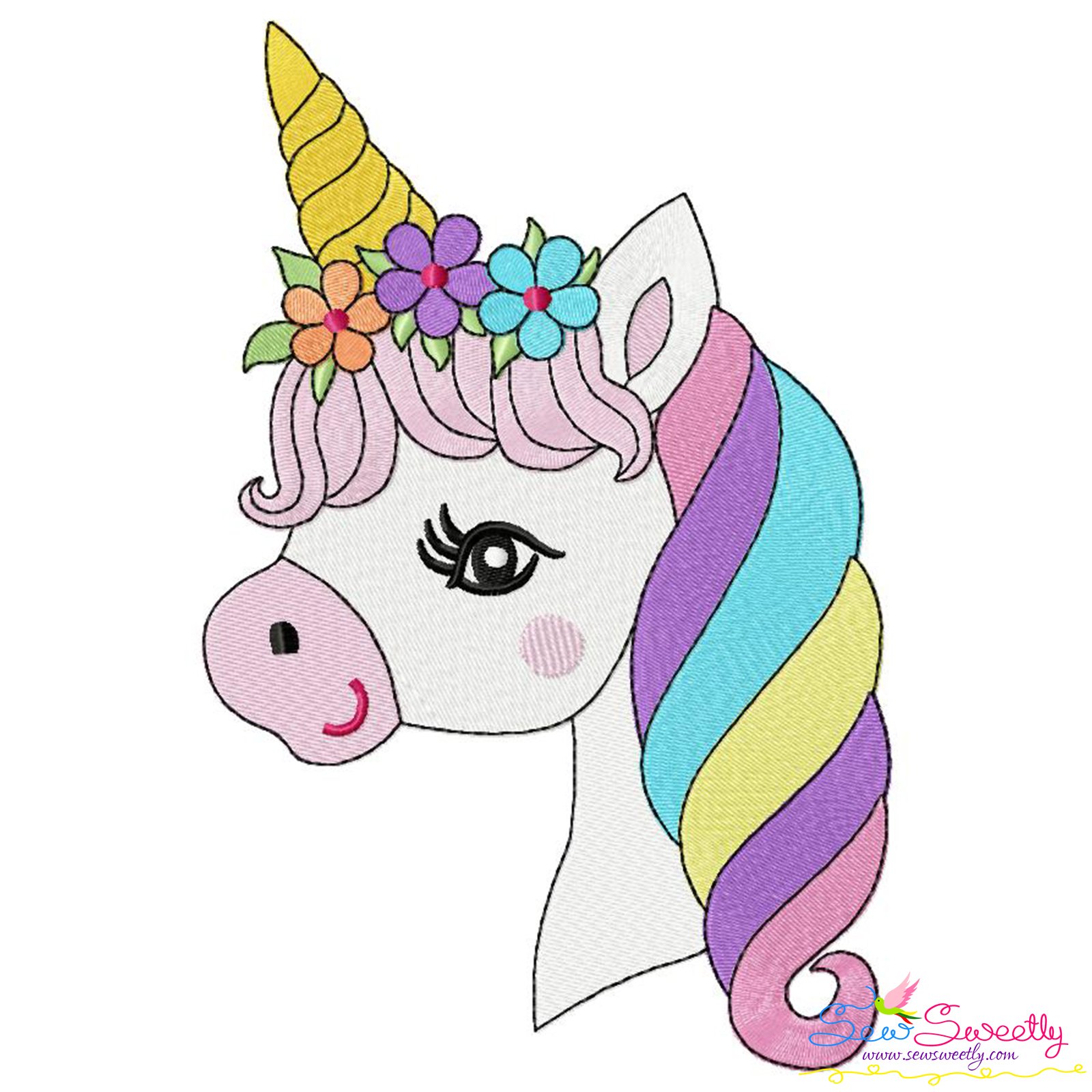 Fancy Prancy Unicorn Girl/'s fairtytale Applique Embroidery Digital Design