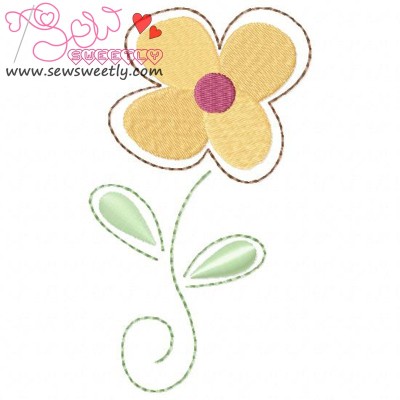 Flower-2 Embroidery Design
